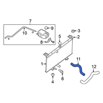 Nissan OE - Upper Radiator Coolant Hose