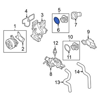 Nissan OE - Engine Coolant Thermostat Seal