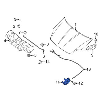 Nissan OE - Front Hood Latch