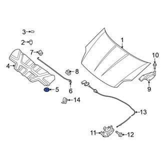 Nissan OE - Hood Insulation Pad Clip