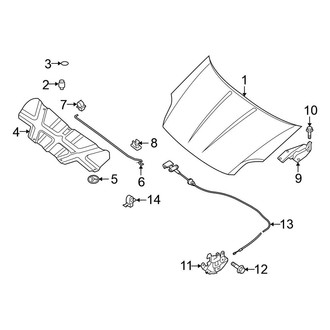 Nissan OE - Hood & Components