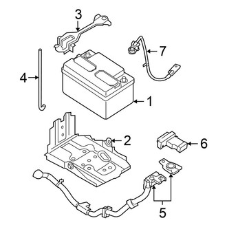 Nissan OE - Electrical - Battery (2.0L)