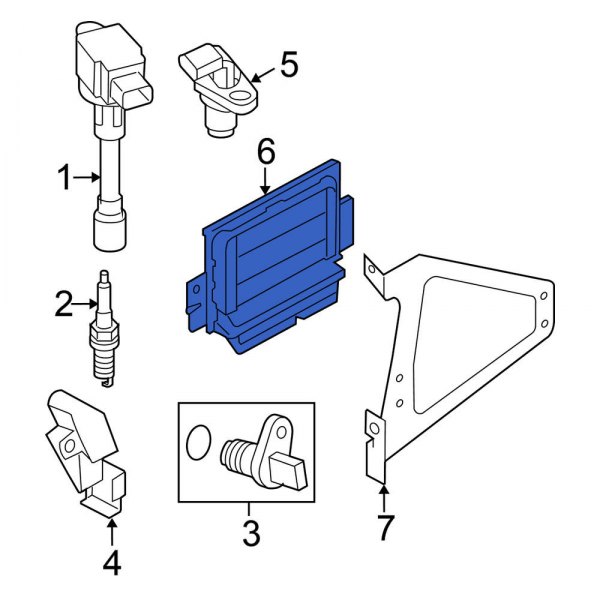 Nissan OE 23710ZE82A Engine Control Module (ECM)