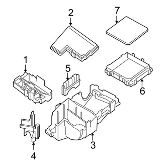 Nissan OE - Electrical - Fuse & Relay (Engine Room), (2.5L)