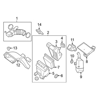 Nissan OE - Engine / Transaxle - Air Intake