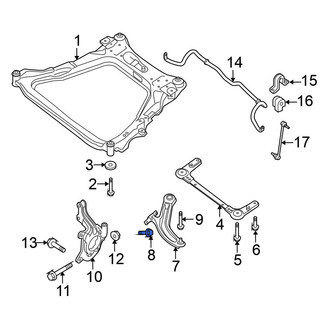 Nissan OE - Front Suspension Control Arm Bolt