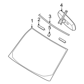 Nissan OE - Windshield - Glass