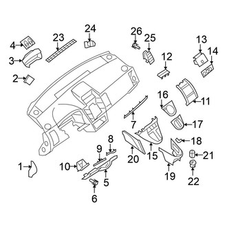 Nissan OE - Instrument Panel Components