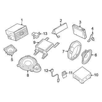 Nissan OE - Instrument Panel - Sound System