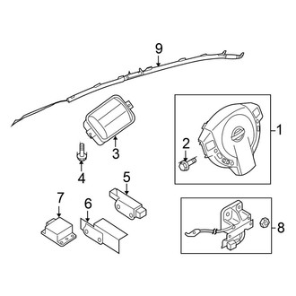 Nissan OE - Restraint Systems - Air Bag Components