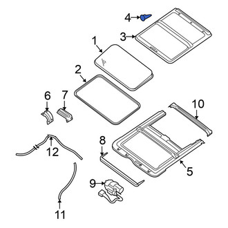 Nissan OE - Sunroof Cover Screw