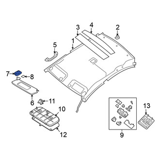 Nissan OE - Left Sun Visor Holder