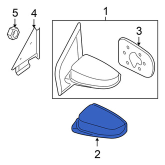 Nissan OE - Front Right Outer Door Mirror Cover