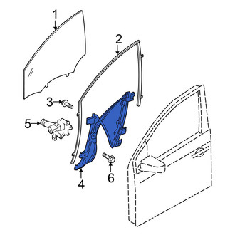 Nissan OE - Front Left Window Regulator