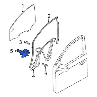Nissan OE - Front Left Window Motor