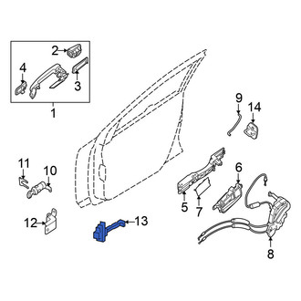 Nissan OE - Rear Door Check