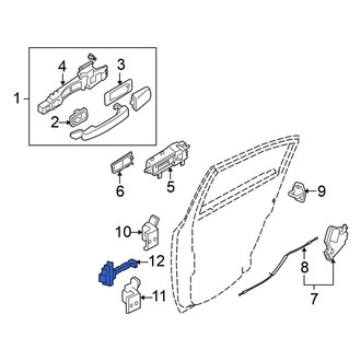 Nissan OE - Rear Door Check