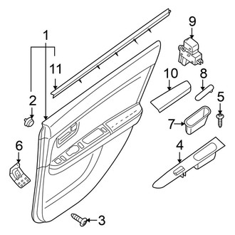 Nissan OE - Rear Door - Interior Trim