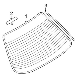 Nissan OE - Back Glass - Glass