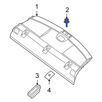 Nissan OE - Package Tray Trim Clip