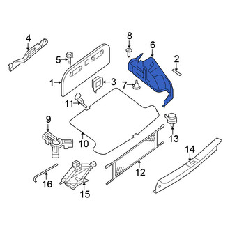 Nissan OE - Rear Trunk Trim Panel