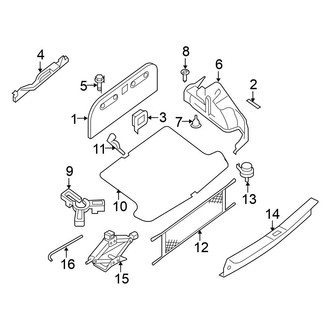 Nissan OE - Rear Body & Floor - Interior Trim (Trunk Compartment)