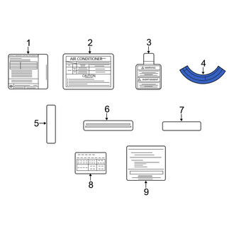 Nissan OE - Tire Information Label