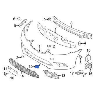Nissan OE - Front Tow Hook Cover