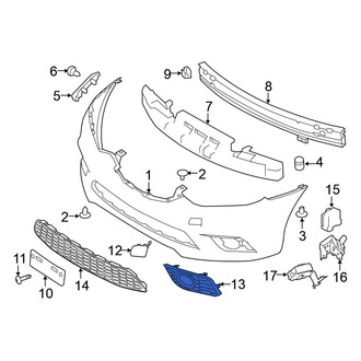 Nissan OE - Front Right Fog Light Trim