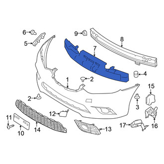 Nissan OE - Front Bumper Impact Absorber