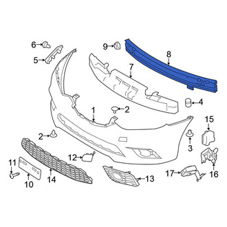 Nissan OE - Front Bumper Impact Bar
