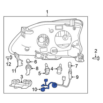 Nissan OE - Front Headlight Socket