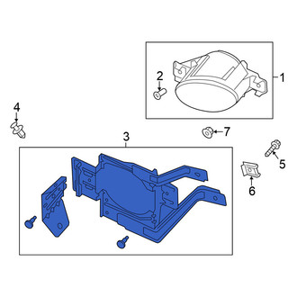 Nissan OE - Right Fog Light Bracket