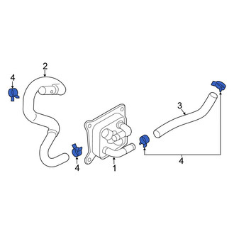 Nissan OE - Engine Oil Cooler Hose Retaining Clamp