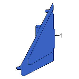 Nissan OE - Front Right Fender Molding