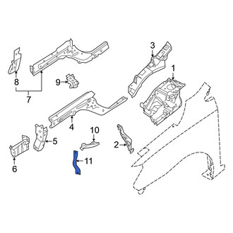 Nissan OE - Radiator Support Bracket
