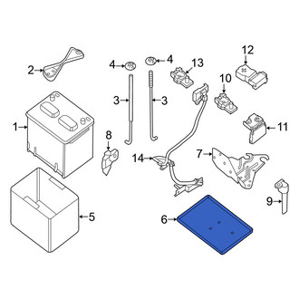 Nissan OE - Battery Tray