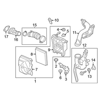 Nissan OE - Engine / Transaxle - Air Intake (1.6L)