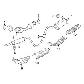 2015 Nissan Sentra OEM Exhaust Parts | Systems, Tips — CARiD.com