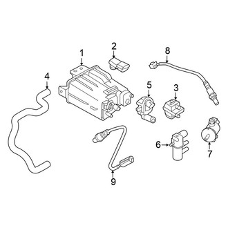 Nissan OE - Emission System (1.6L)