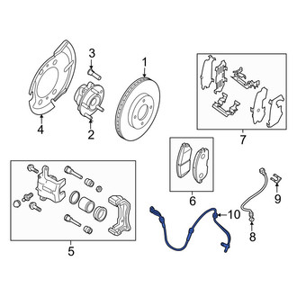Nissan OE - Front ABS Wheel Speed Sensor