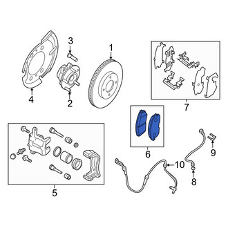 Nissan OE - Front Disc Brake Pad Set