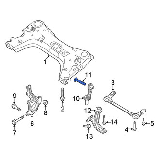 Nissan OE - Suspension Strut Bolt