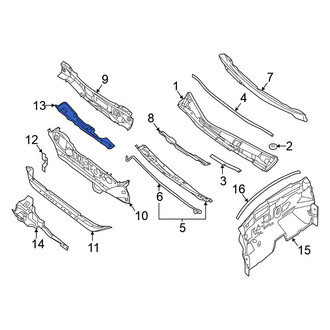 Nissan OE - Front Upper Cowl Insulator