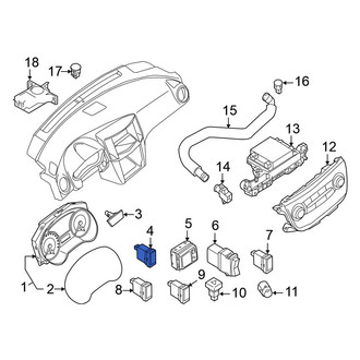 Nissan OE - Instrument Panel Dimmer Switch