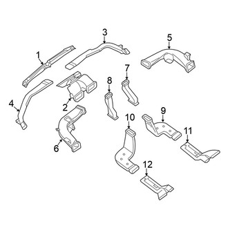 Nissan OE - Instrument Panel - Ducts