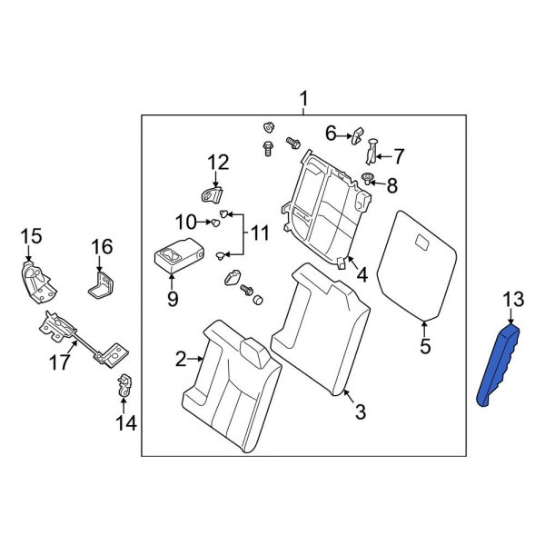 Seat Back Bolster Assembly