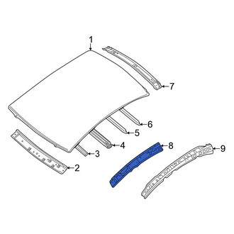 Nissan OE - Right Roof Side Rail