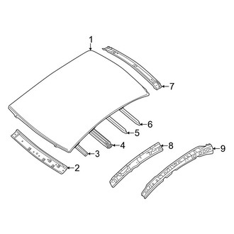 Nissan OE - Roof & Components (W/O Sunroof)
