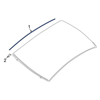 Nissan OE - Left Roof Molding